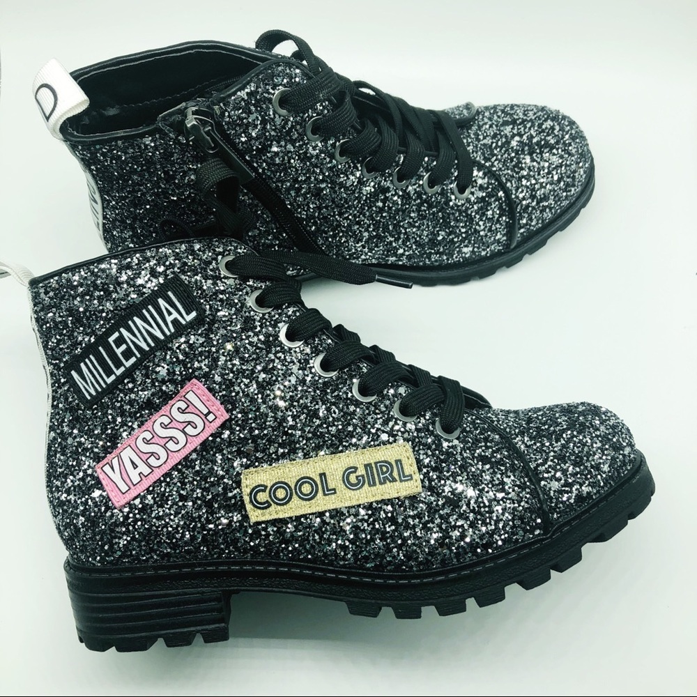 NWT Little Girl Moto Boots